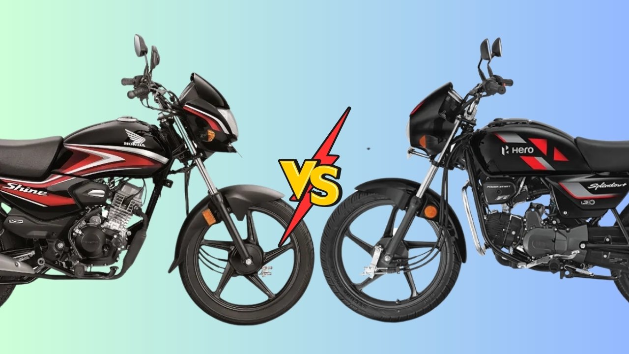 Hero Splendor Plus vs Honda Shine 125