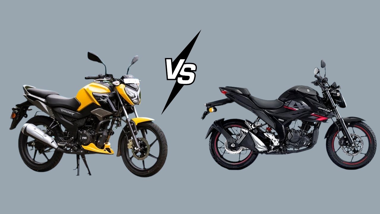 TVS Raider 125 vs Suzuki Gixxer SF 150